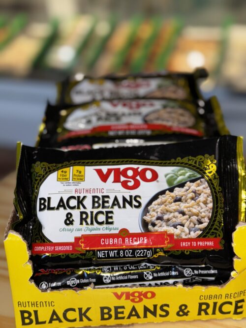 Black rice and beans