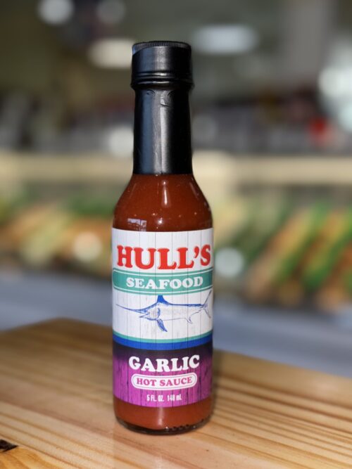 Hulls Seafood Garlic Hot Sauce